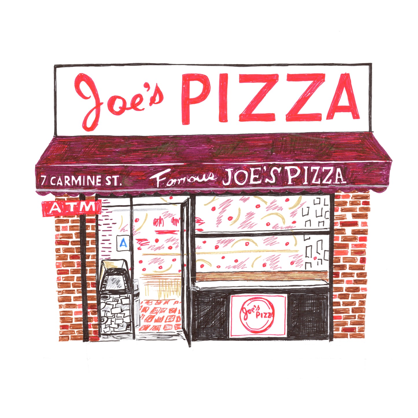 Joe's Pizza at Carmine St