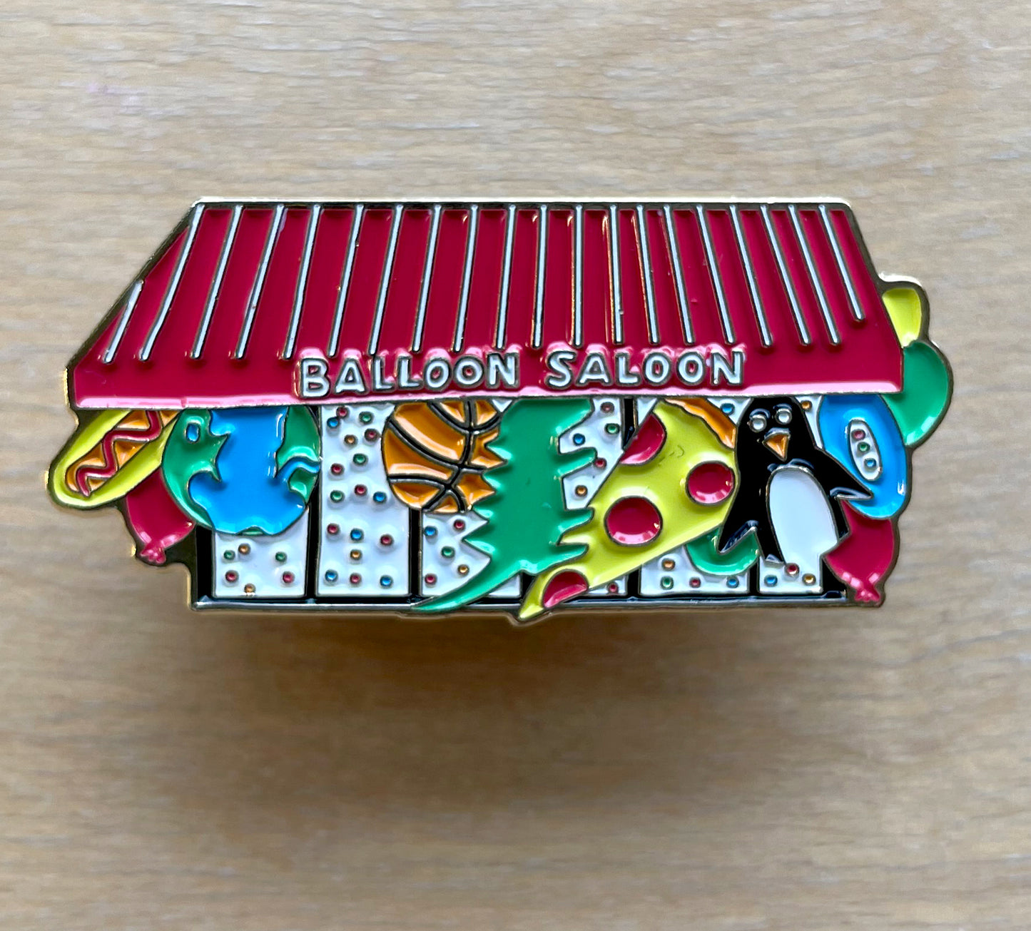Balloon Saloon pin