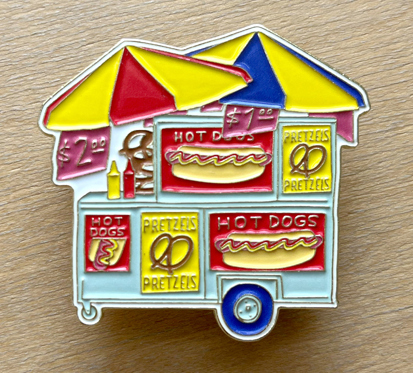 Hot Dog cart pin