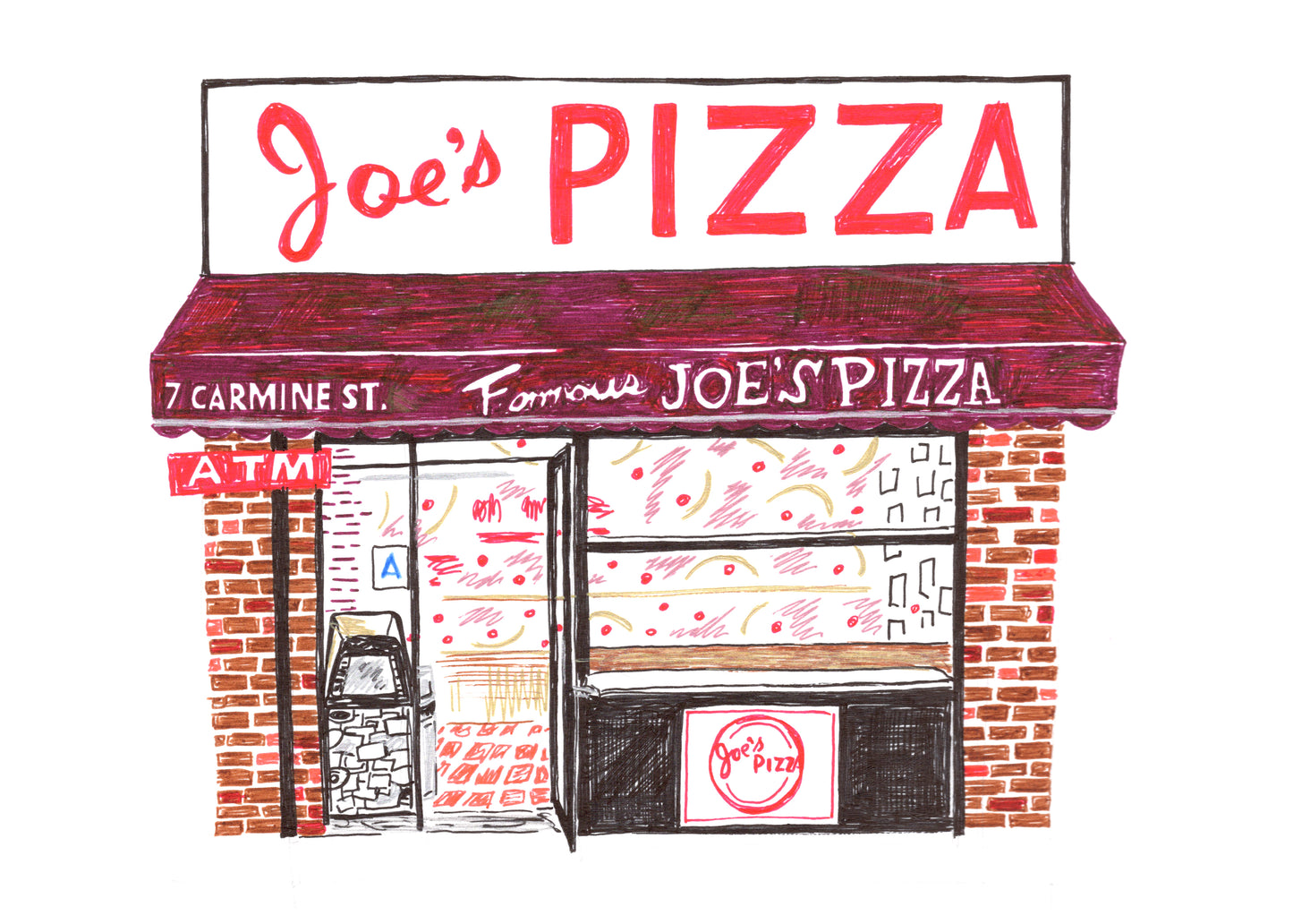 Joe's Pizza at Carmine St
