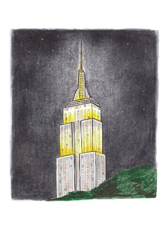 Empire State Building at night