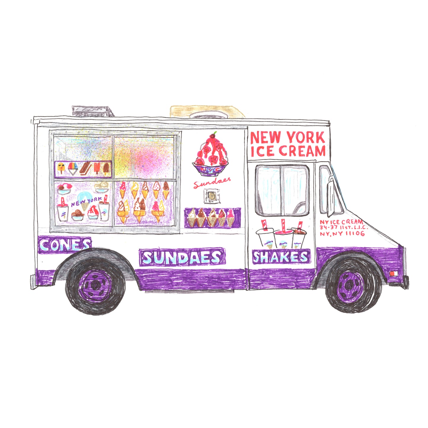 New York Ice Cream truck!