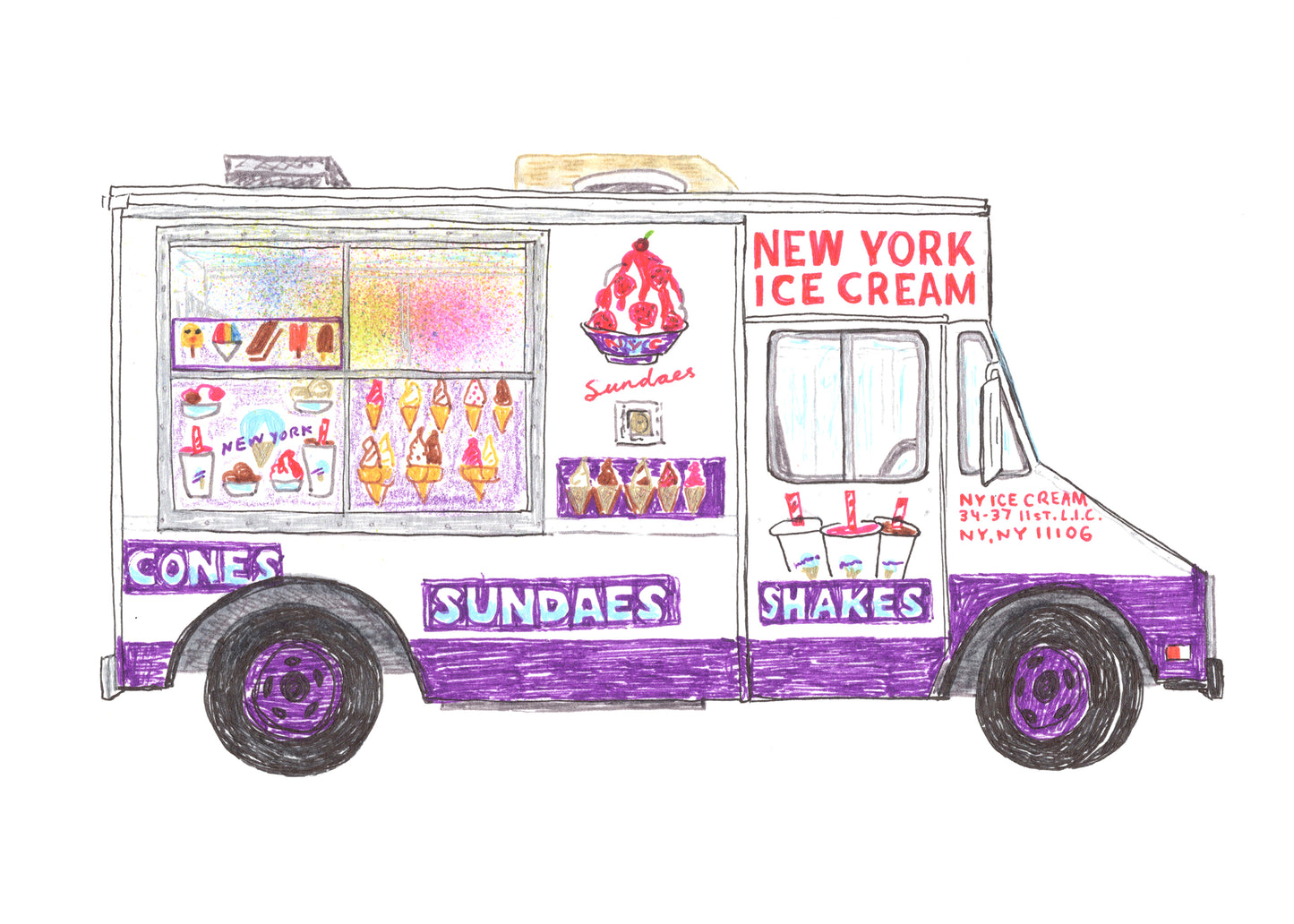 New York Ice Cream truck