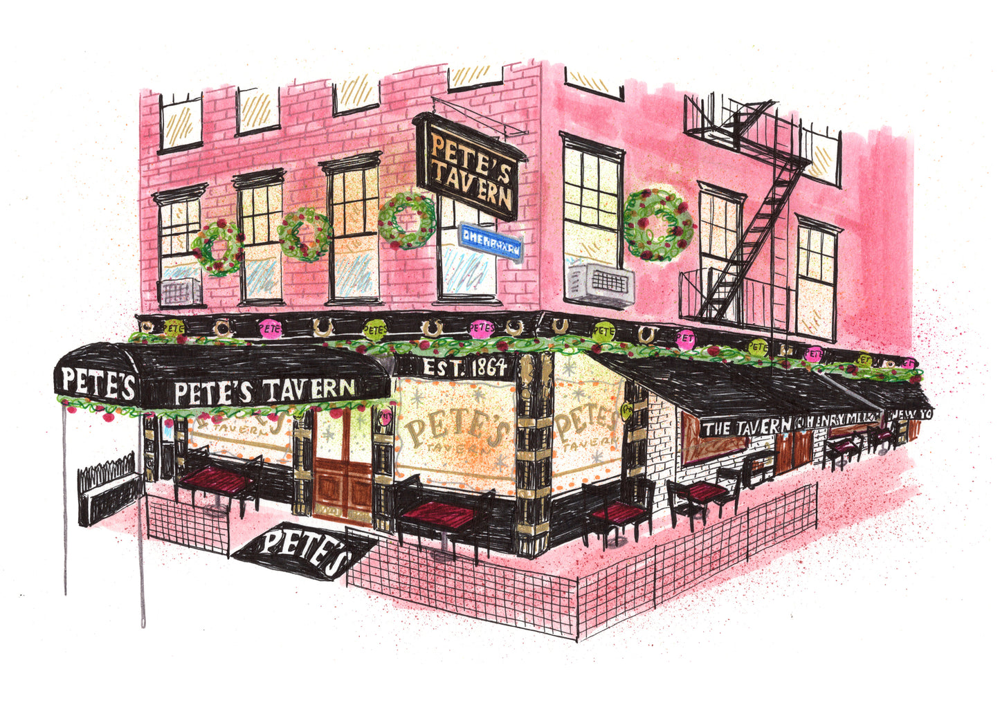 Pete's Tavern Merry Christmas