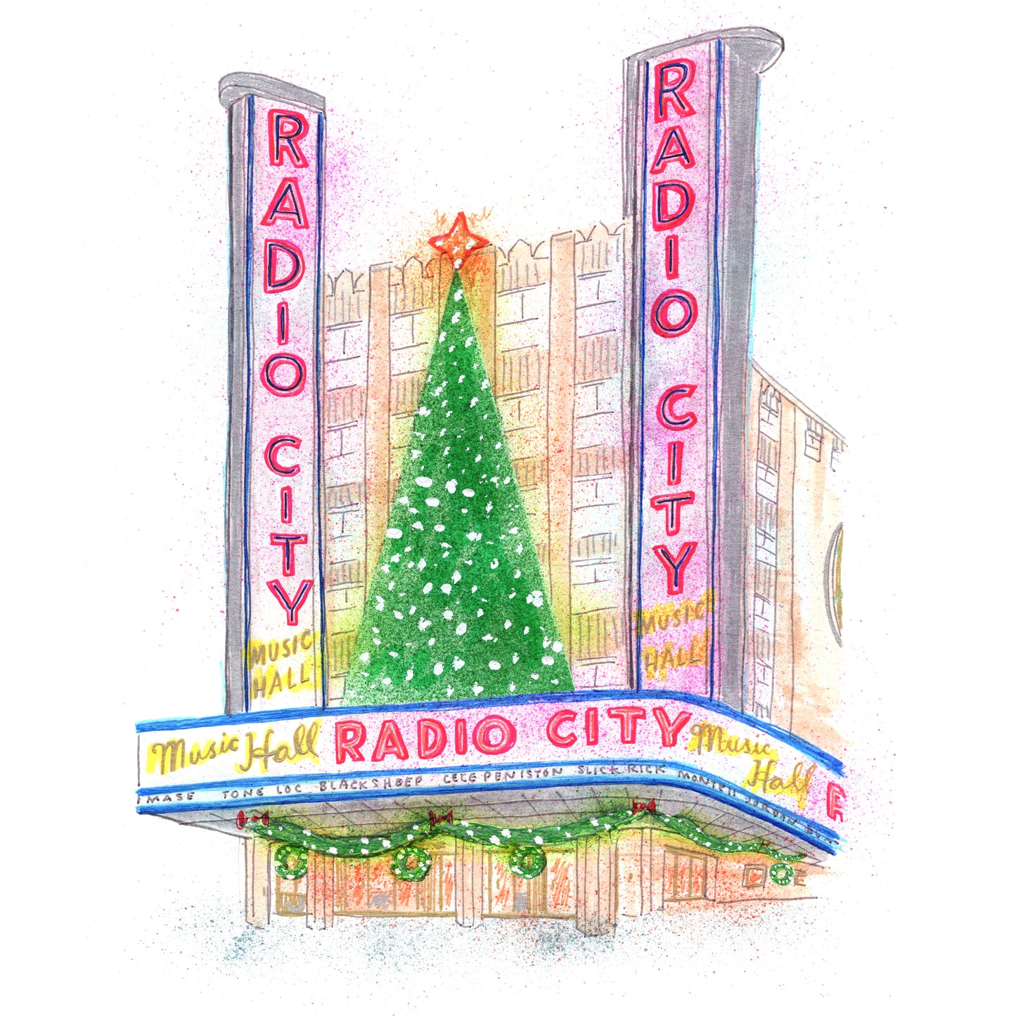 Radio City Music Hall Christmas tree!