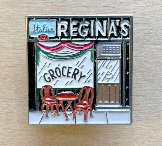 Regina's Grocery pin