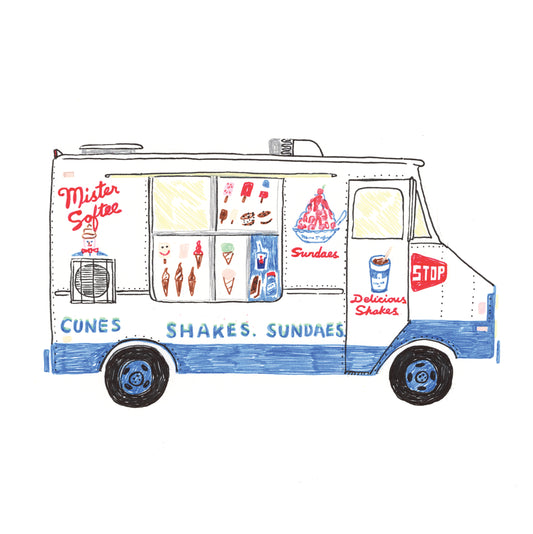 Mr. Softee ice cream truck!